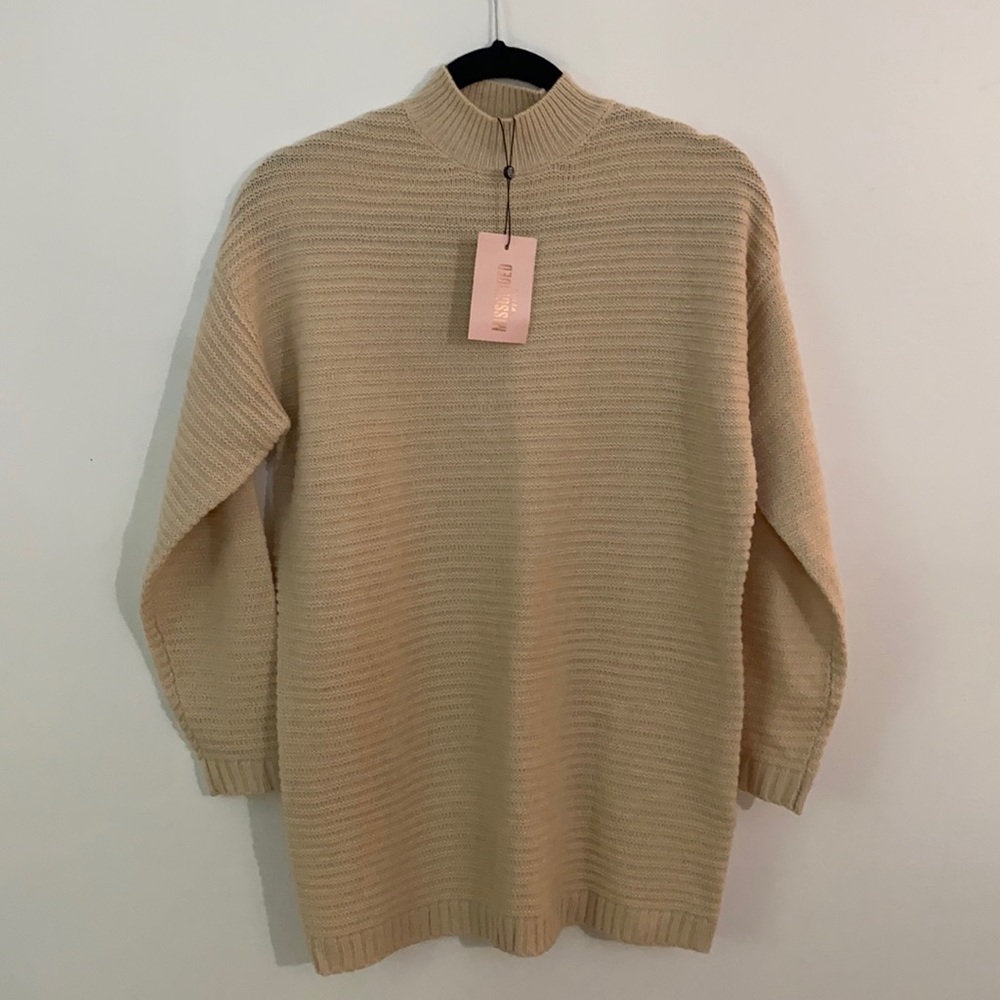 NWT Missguided oversized sweater dress